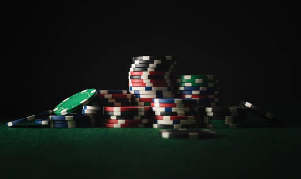 Baccarat table with cards dealt at jepe77 live studio
